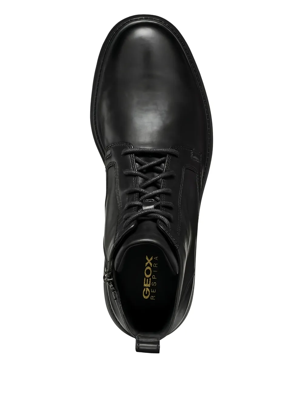 Geox Spherica Ec7 lace-up leather boots Black