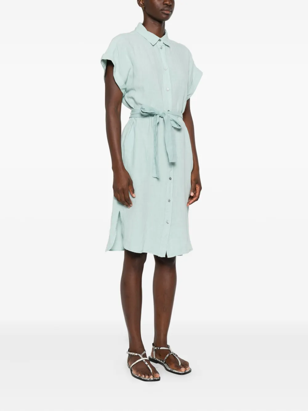 Marc O'Polo Blousejurk met ceintuur Groen
