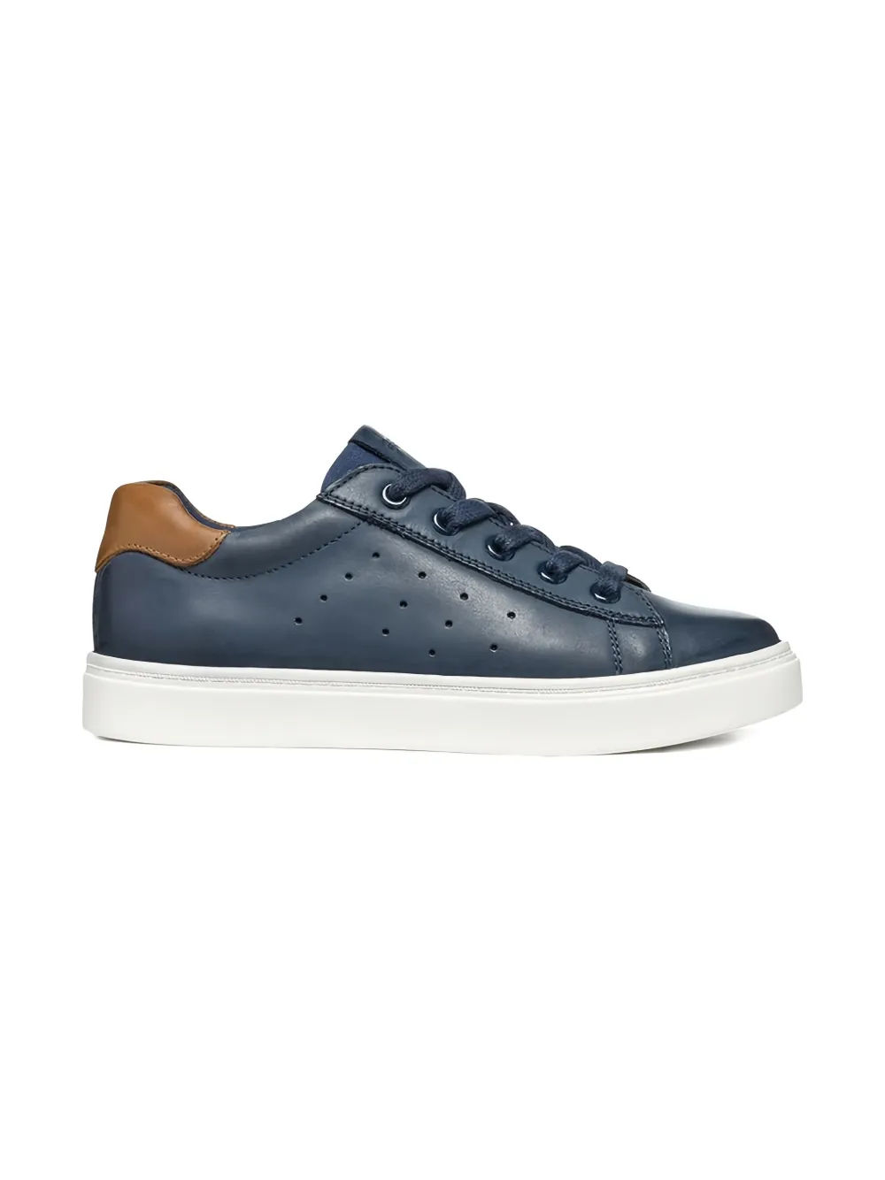 Geox Kids Nashik perforated lace-up sneakers Blue
