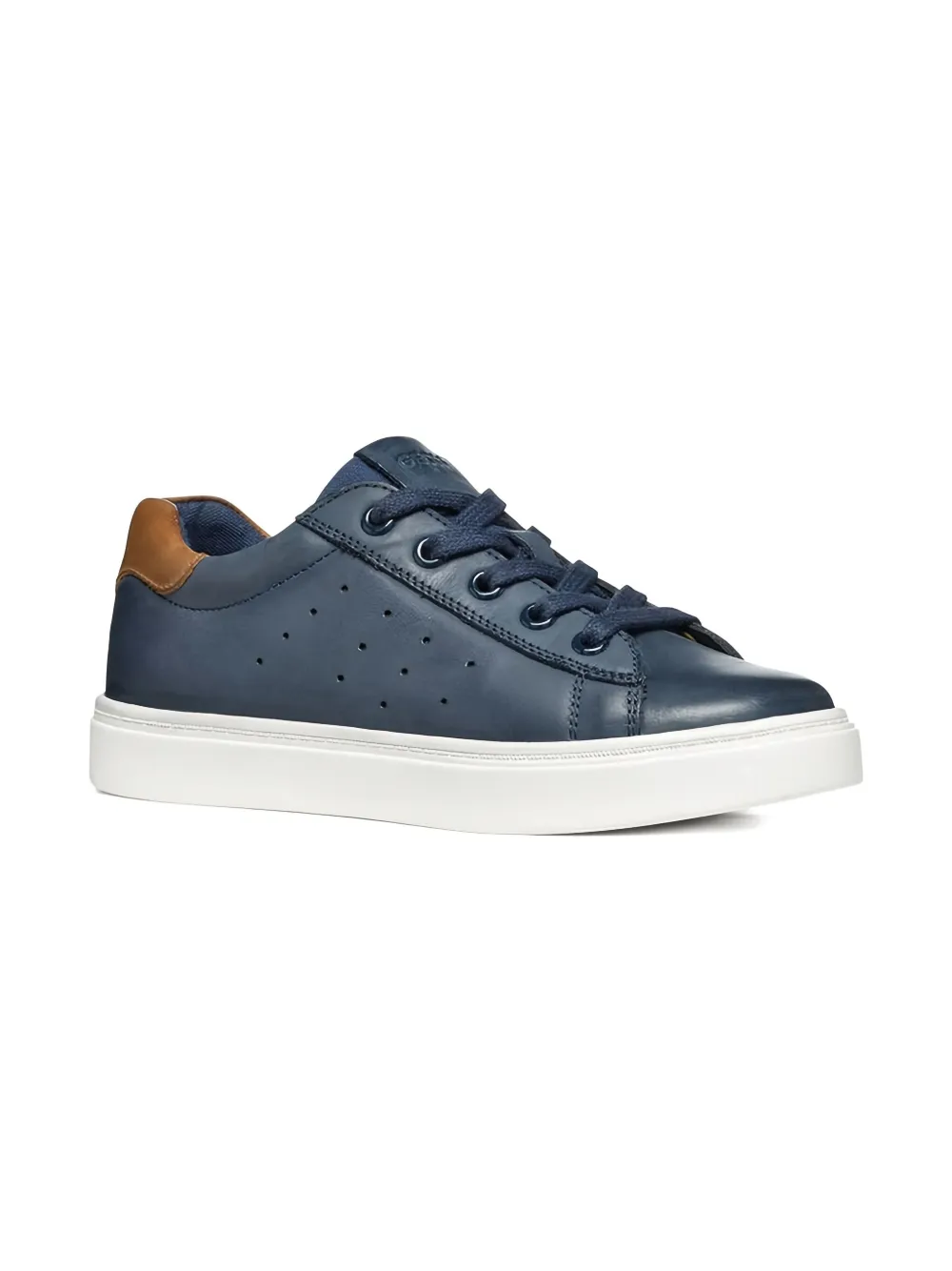 Geox Kids Nashik perforated lace-up sneakers Blue