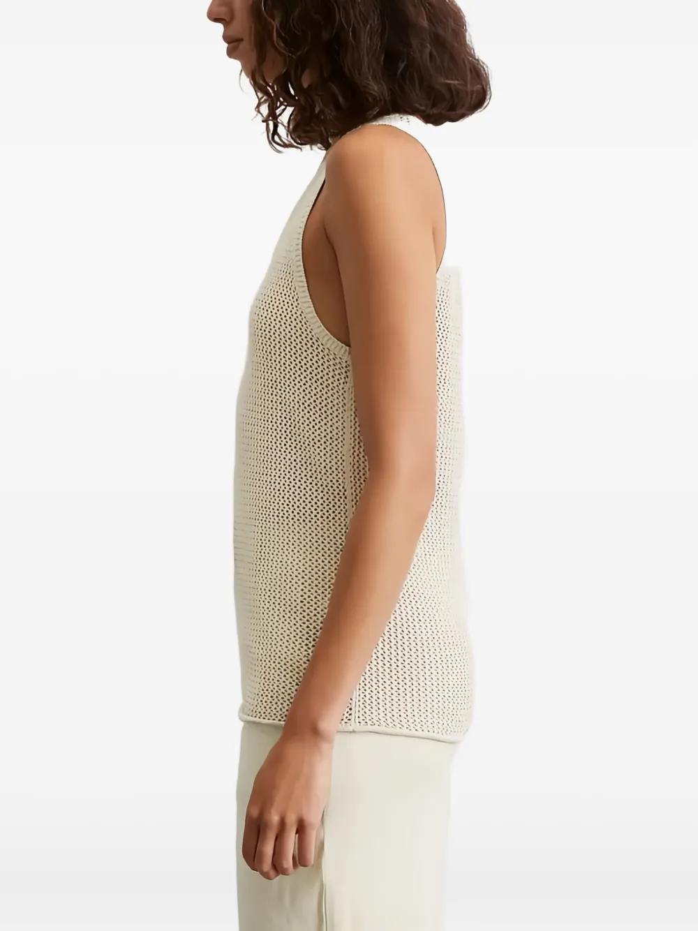 Marc O'Polo Mouwloze top Beige