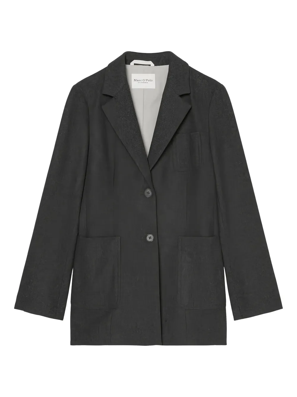 Marc O'Polo Blazer met enkele rij knopen Grijs