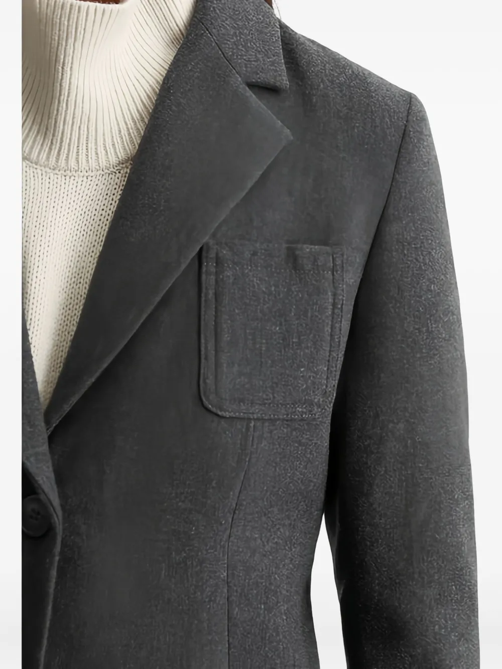 Marc O'Polo Blazer met enkele rij knopen Grijs