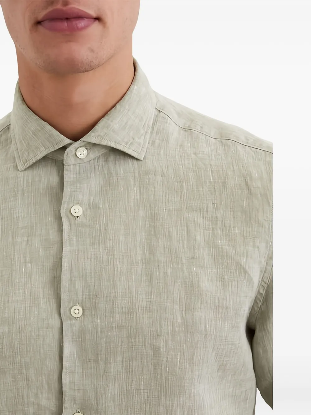 Marc O'Polo Overhemd met textuur Beige