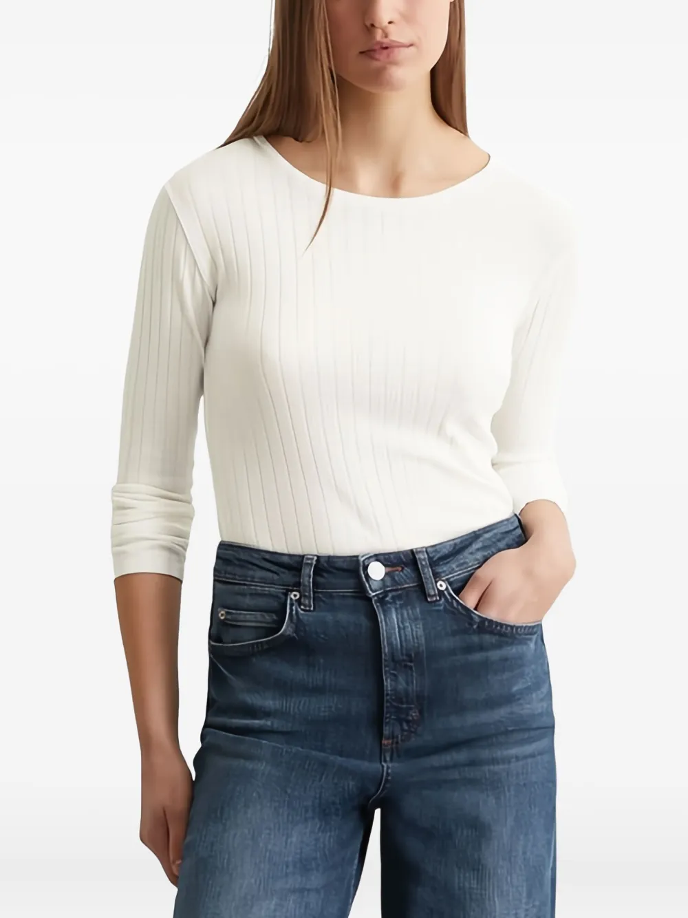 Marc O'Polo ribbed long-sleeve top | T-Shirts & Jersey Shirts | Image 2