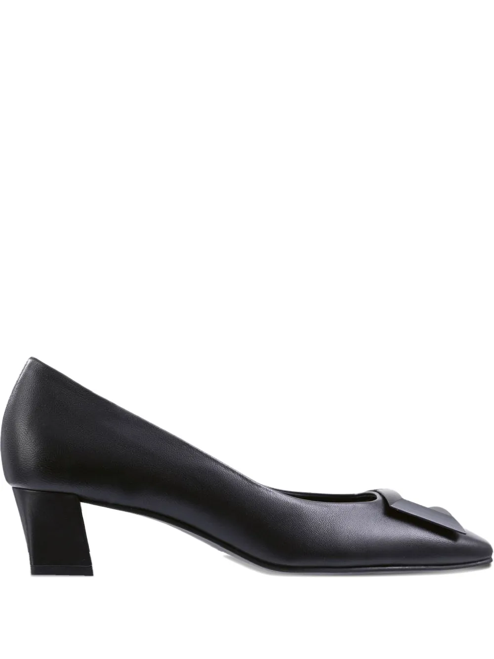 Hogl Thilda block-heeled bow-detail pumps | Black | Image 1