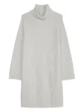 Marc O'Polo turtleneck ribbed mini dress - Grey