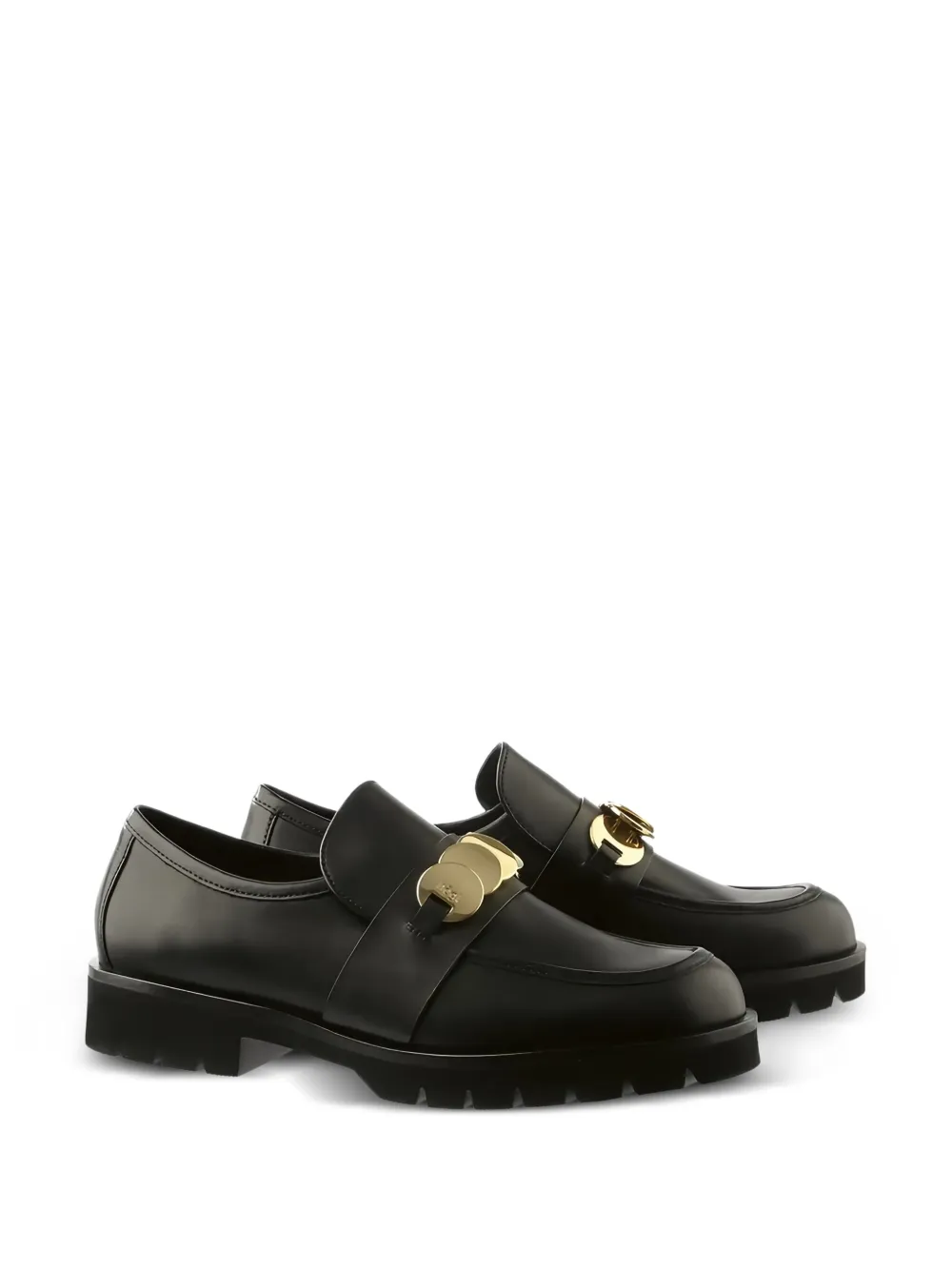 Hogl Alison leather loafers Black