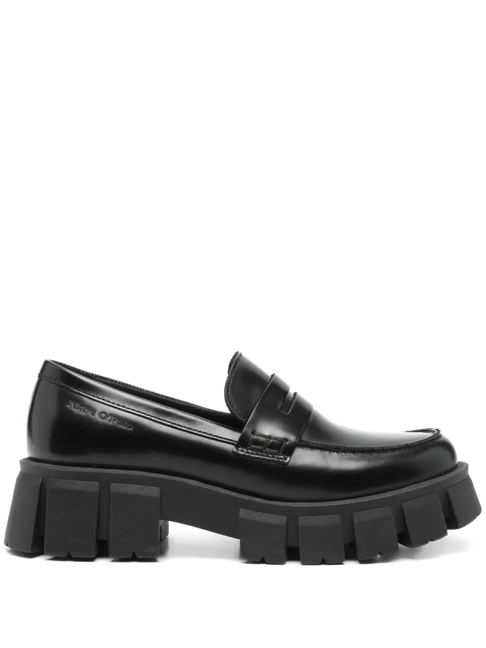 Marc O'Polo 50mm Lisbet leather loafers Black