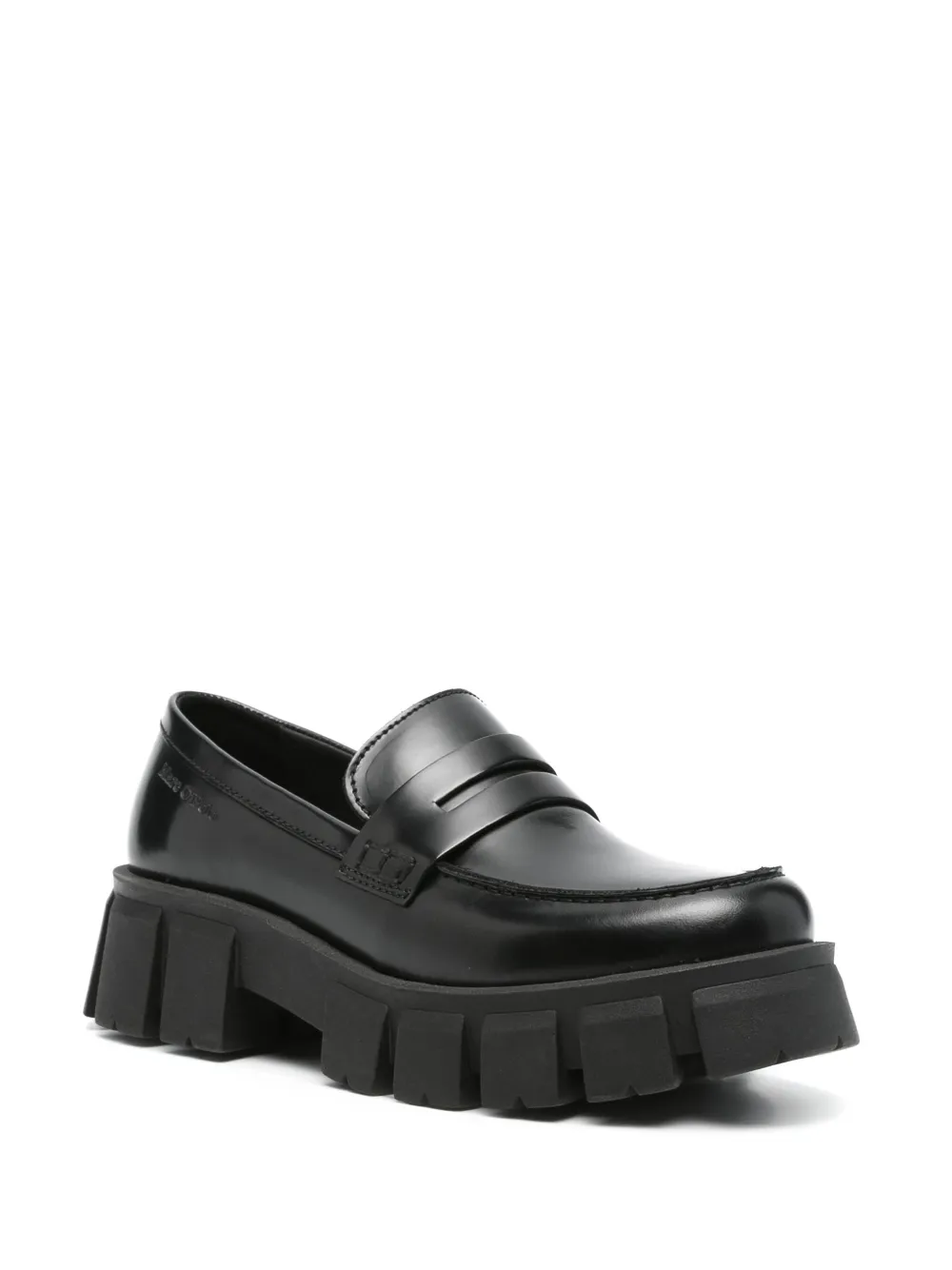 Marc O'Polo 50mm Lisbet leather loafers - Zwart