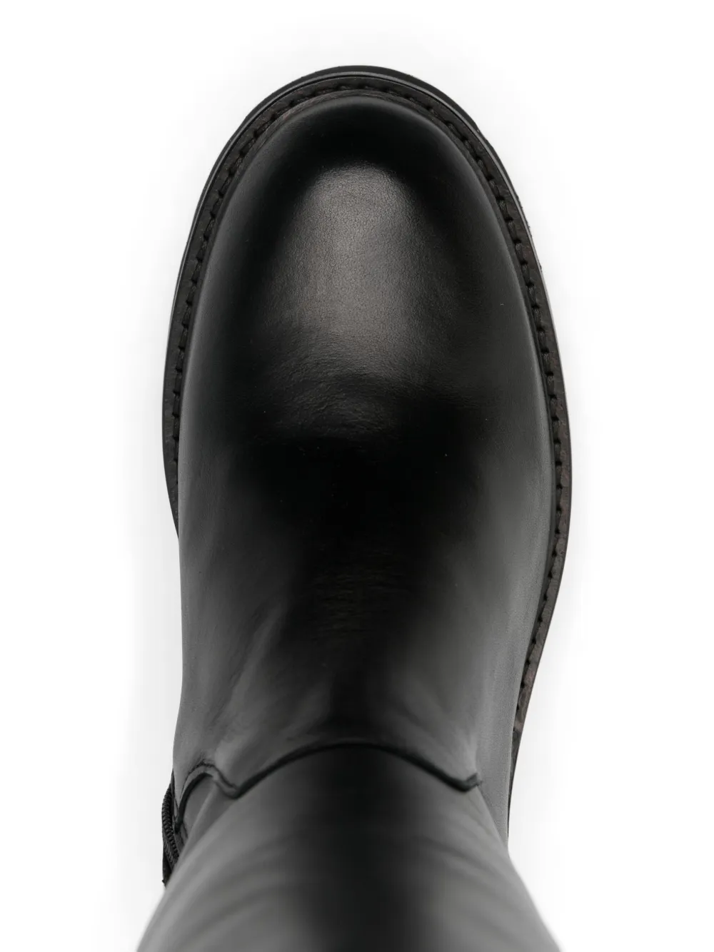 Marc O'Polo leather ankle boots Black