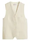 Marc O'Polo button-front waistcoat - Neutrals