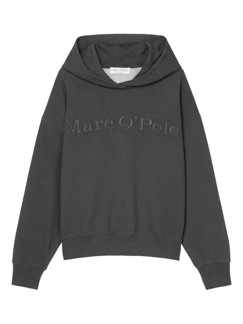 Marc O'Polo logo-embroidered hoodie