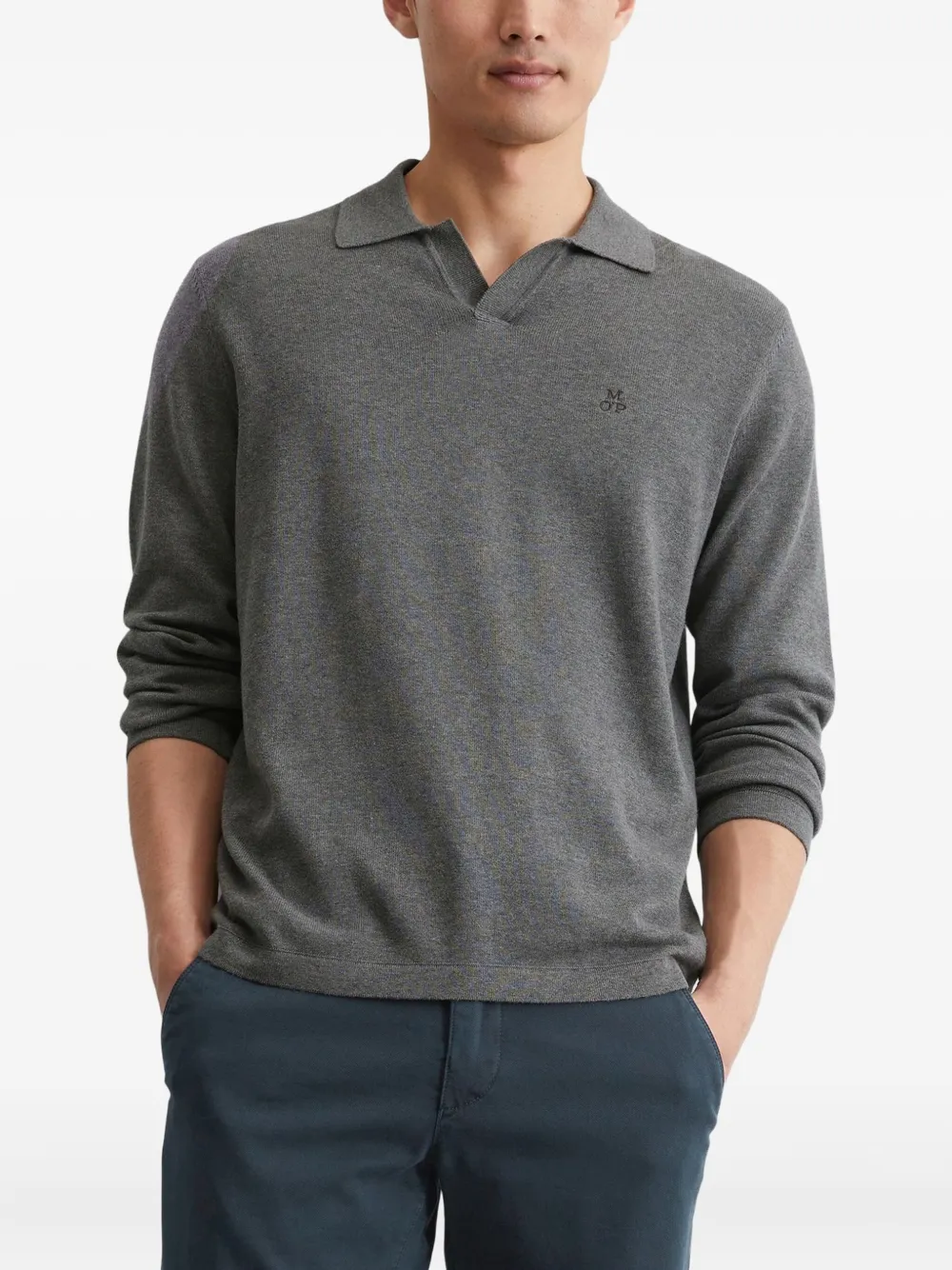Marc O'Polo long-sleeve polo sweater | Knitted Sweaters | Image 2