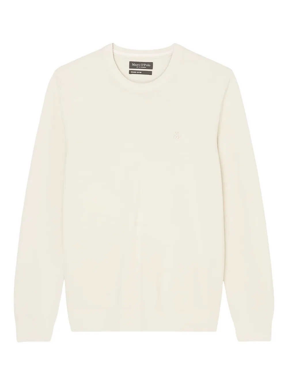 crew-neck knitted sweater