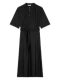 Marc O'Polo button-down belted midi dress - Black