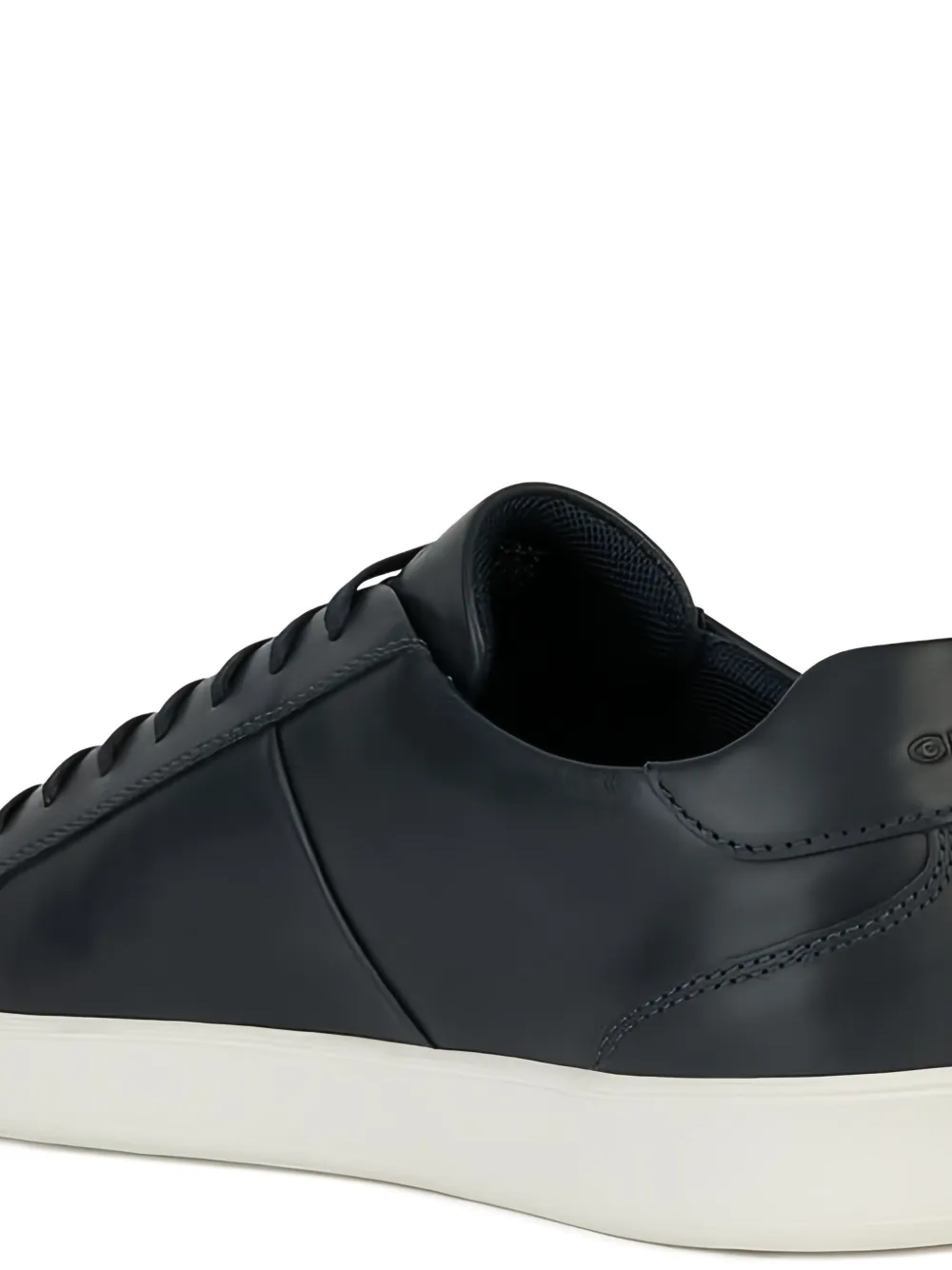 Geox Regio leather lace-up trainers Black