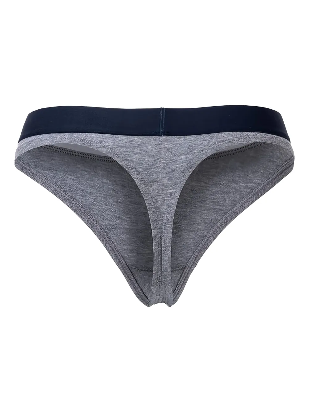 Marc O'Polo Drie strings met logoband Blauw