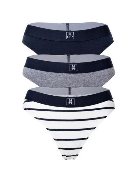 Marc O'Polo logo-waistband thongs (set of three)