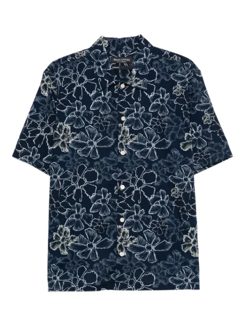 Marc O'Polo floral-print camp-collar shirt