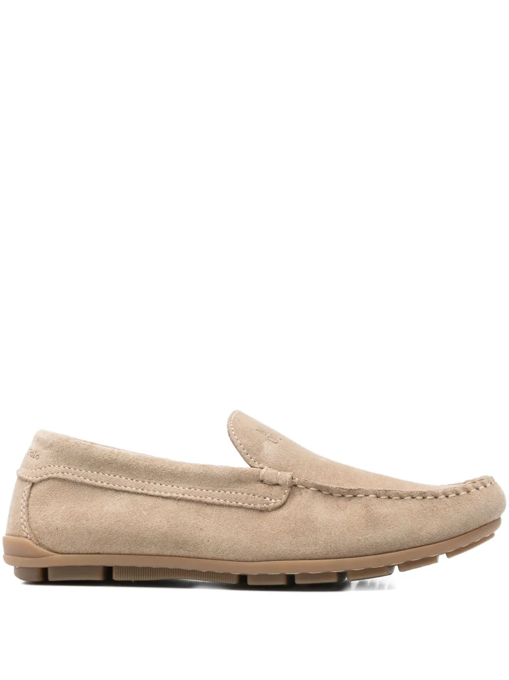 Marc O'polo Suede Moccasin Loafers In Neutral