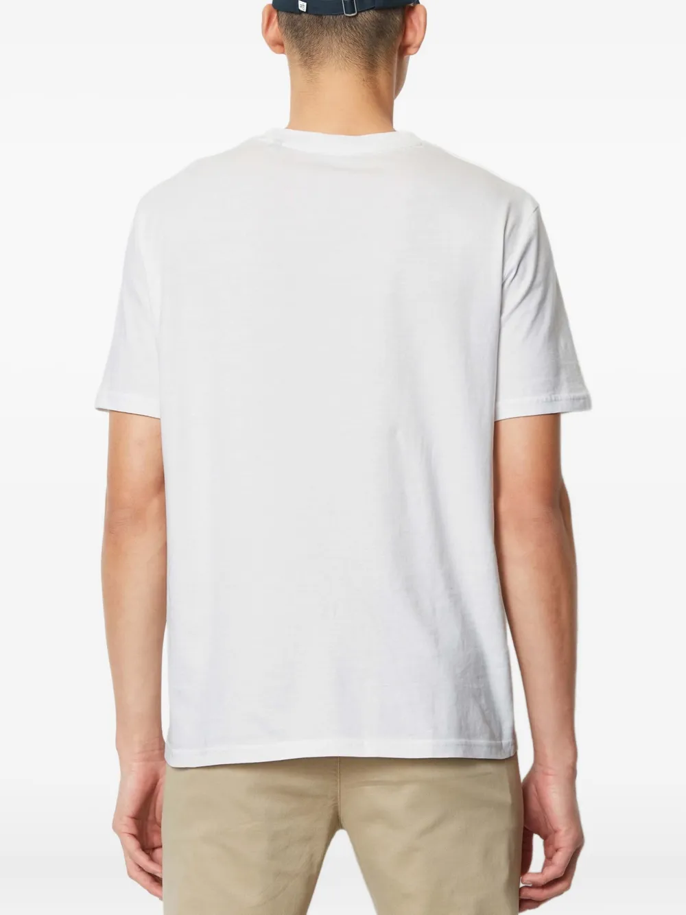 Marc O'Polo T-shirt met geborduurd logo Wit