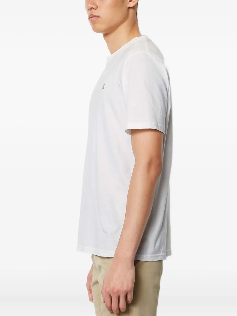 Marc O'Polo T-shirt met geborduurd logo Wit