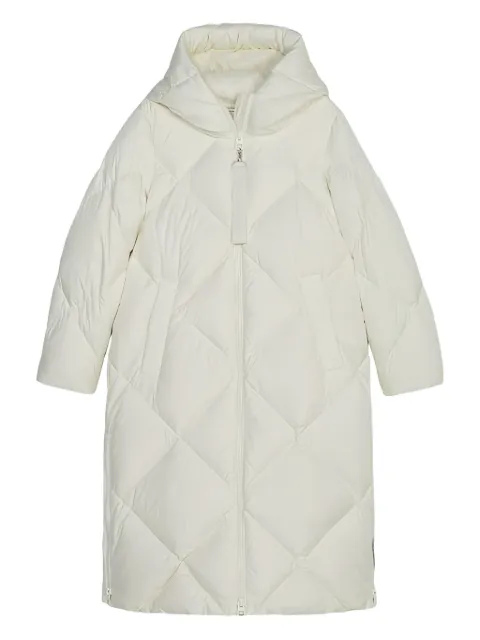 Marc O'Polo diamond-quilted hooded coat