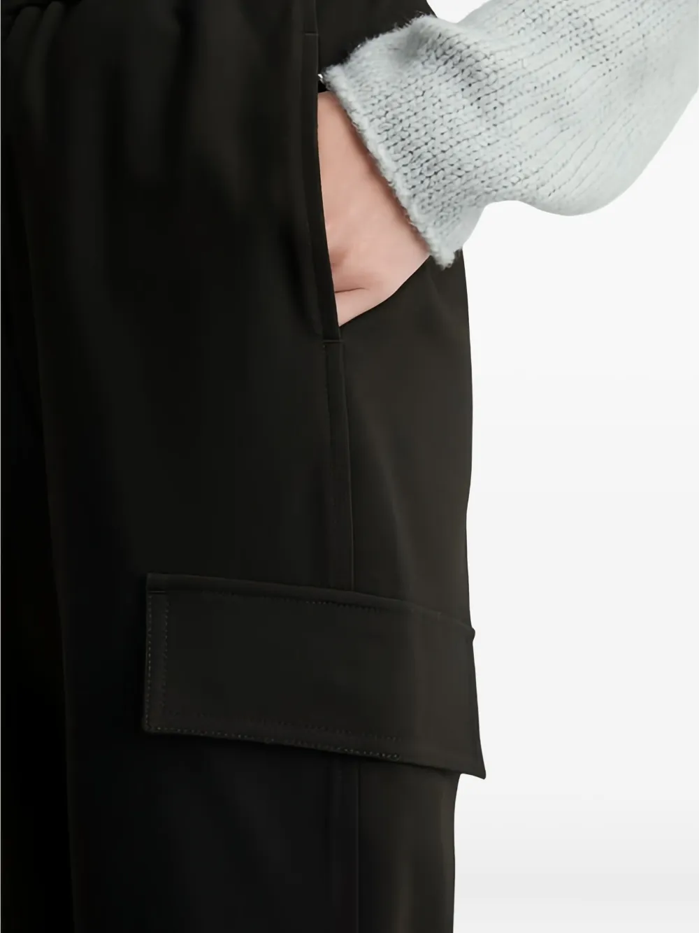 Marc O'Polo Broek met elastische taille Zwart