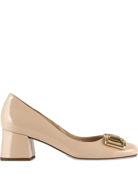 Hogl zapatillas Juliette de charol con tacón cuadrado