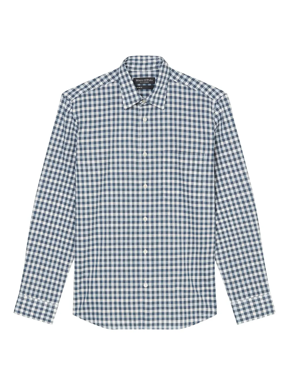 Marc O'Polo check-pattern button-up shirt | Blue | Image 1
