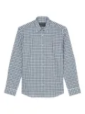 Marc O'Polo check-pattern button-up shirt - Blue