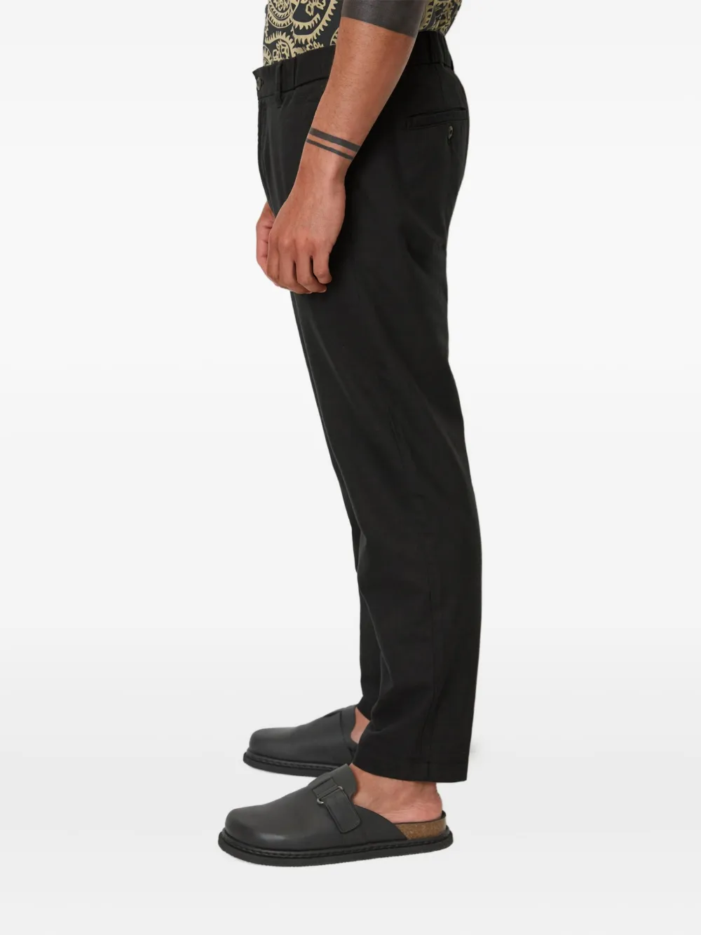 Marc O'Polo Broek met textuur Zwart