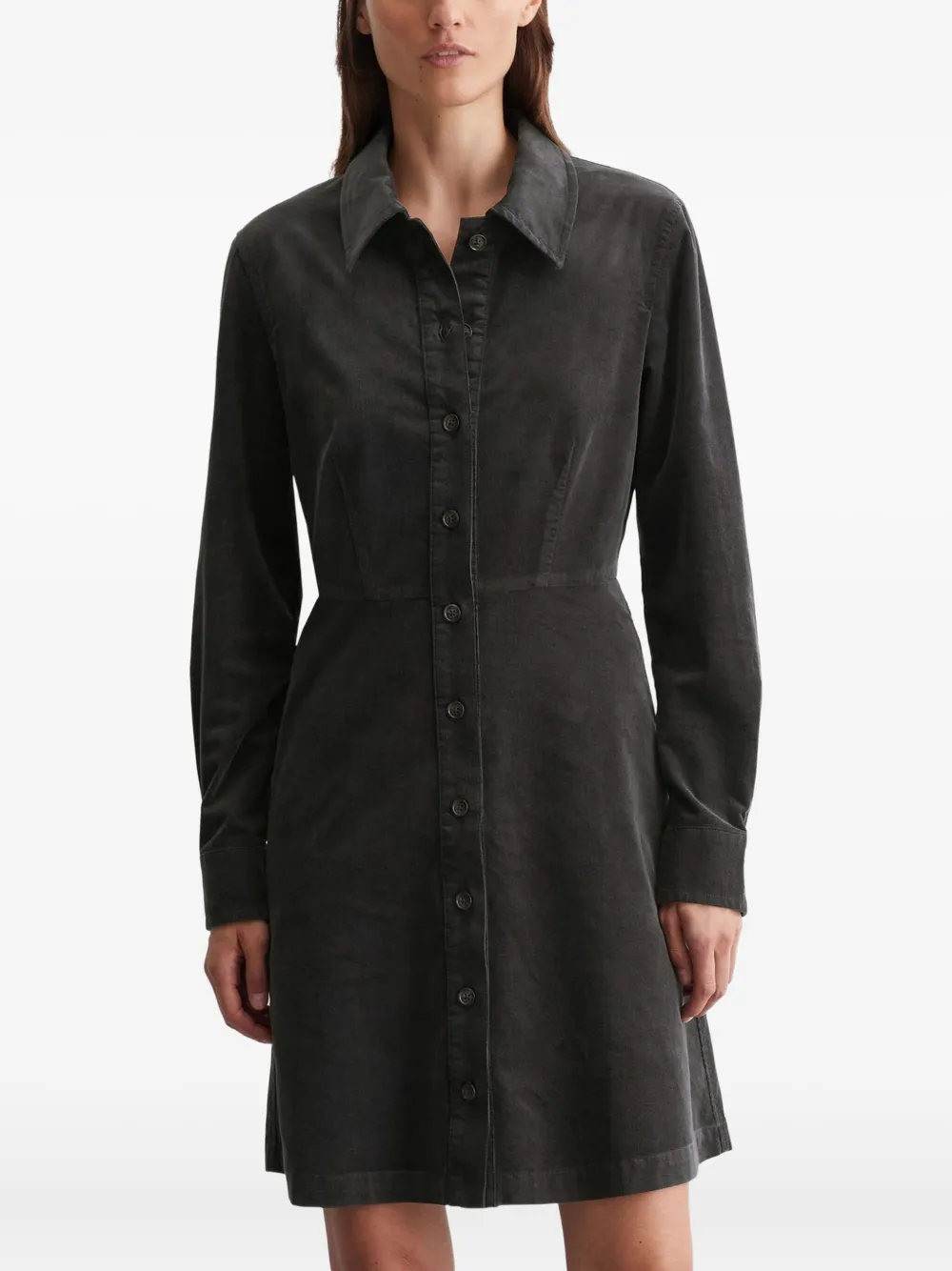 Marc O'Polo button-down shirt dress - Grijs