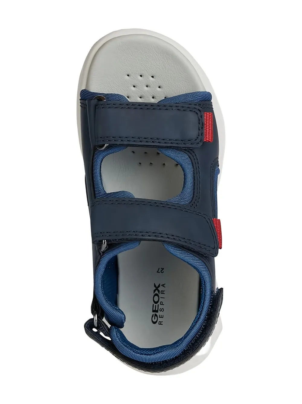 Geox Kids Airadyum two-strap sport sandals Blauw