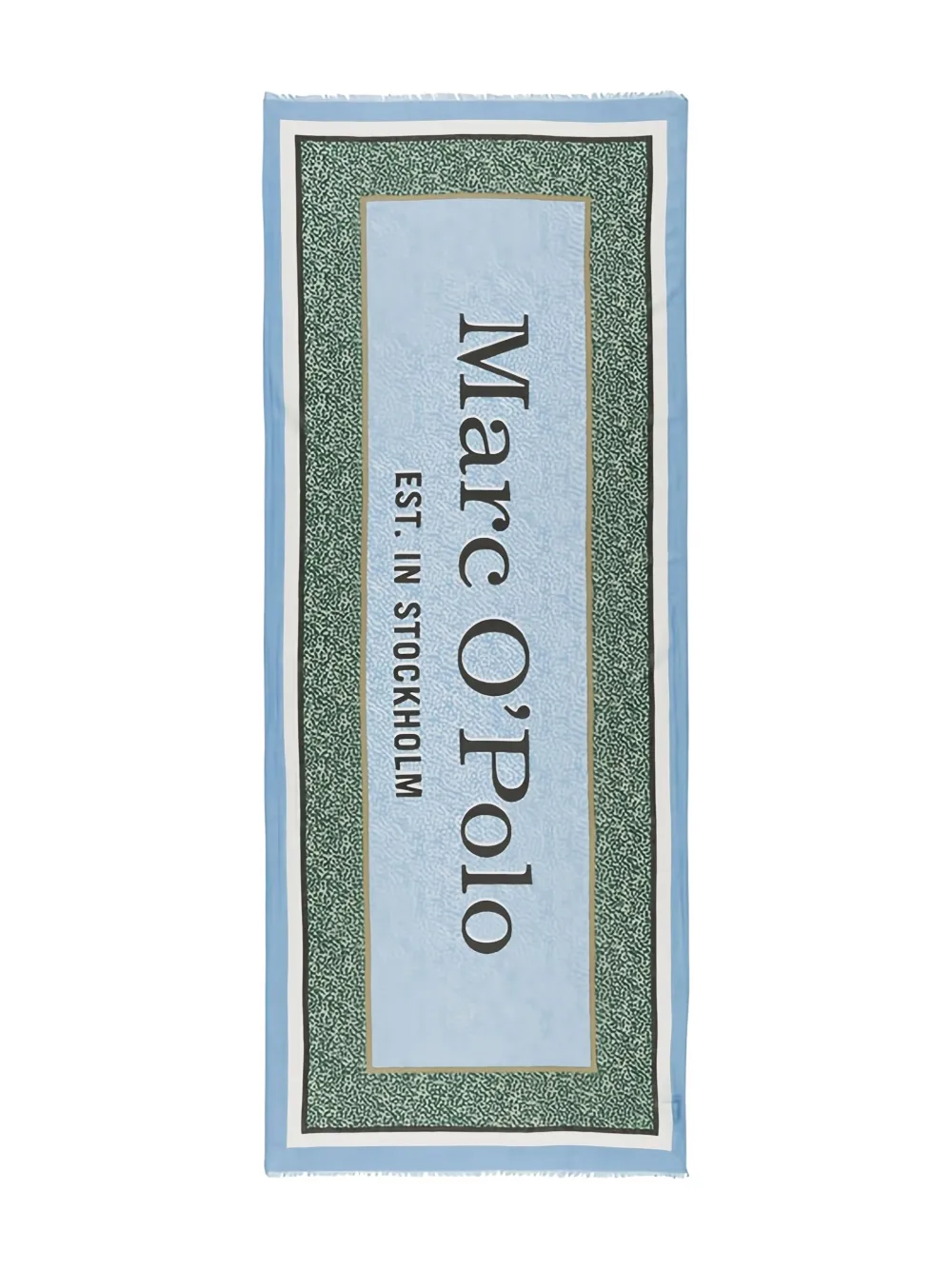 Marc O'Polo プリント スカーフ - グリーン Marc O'Polo プリント スカーフ - グリーン