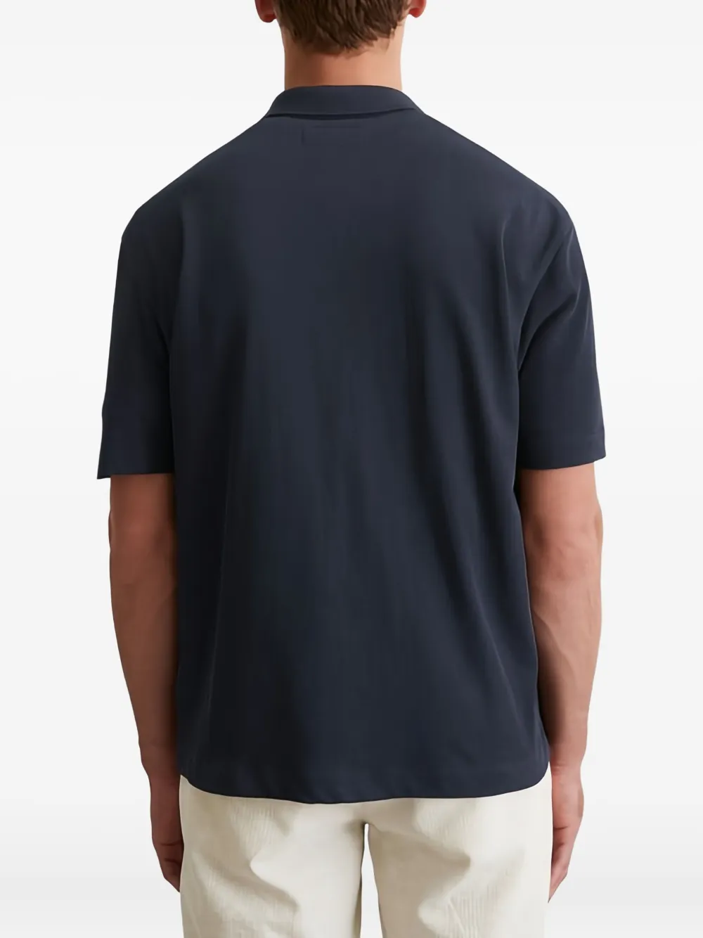 Marc O'Polo Overhemd met korte mouwen Blauw