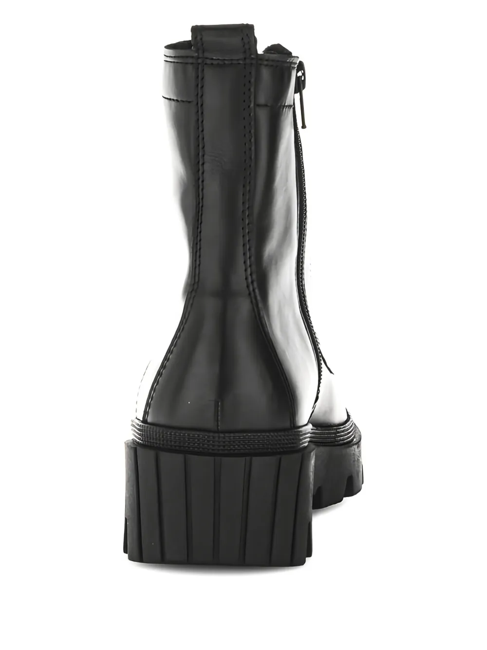  Gabor Lace-up Combat Boots - Black 
