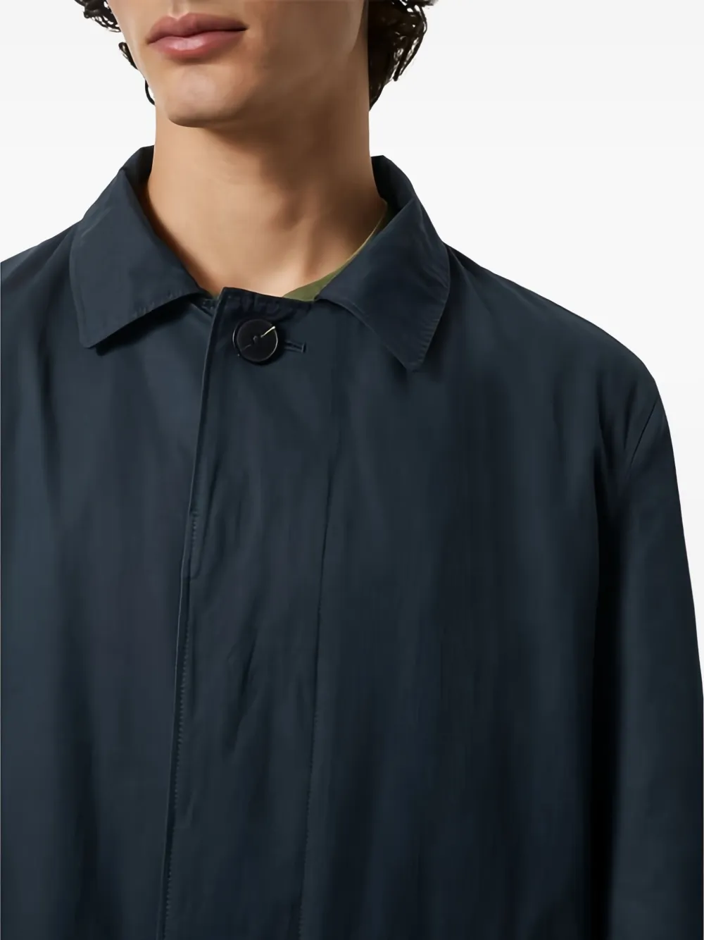 Marc O'Polo Regenjas met capuchon Blauw