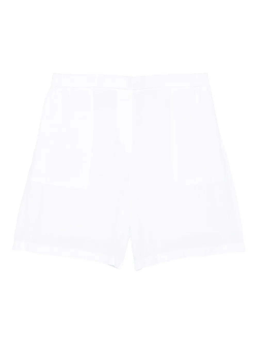 Marc O'polo Flat-front Linen Shorts In White