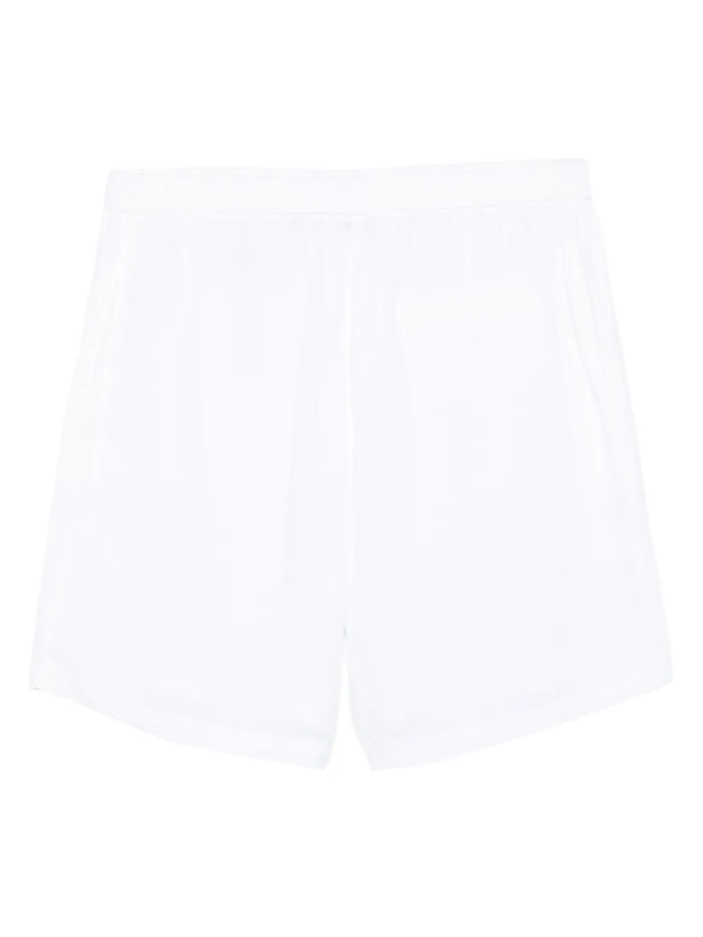 Marc O'polo Flat-front Linen Shorts In White