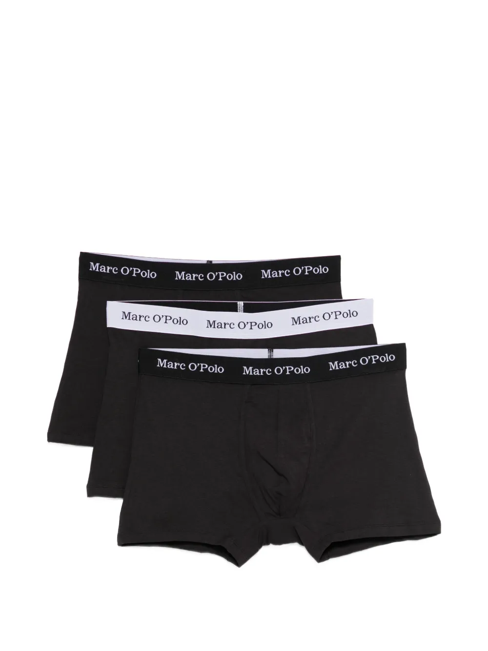 Marc O'Polo logo-waistband boxers (set of three) - Nero