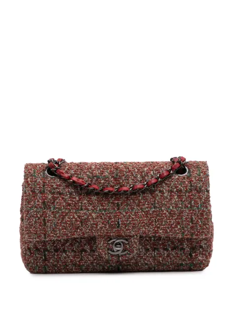 CHANEL Pre-Owned 2011 Medium Classic Tweed Double Flap shoulder bag