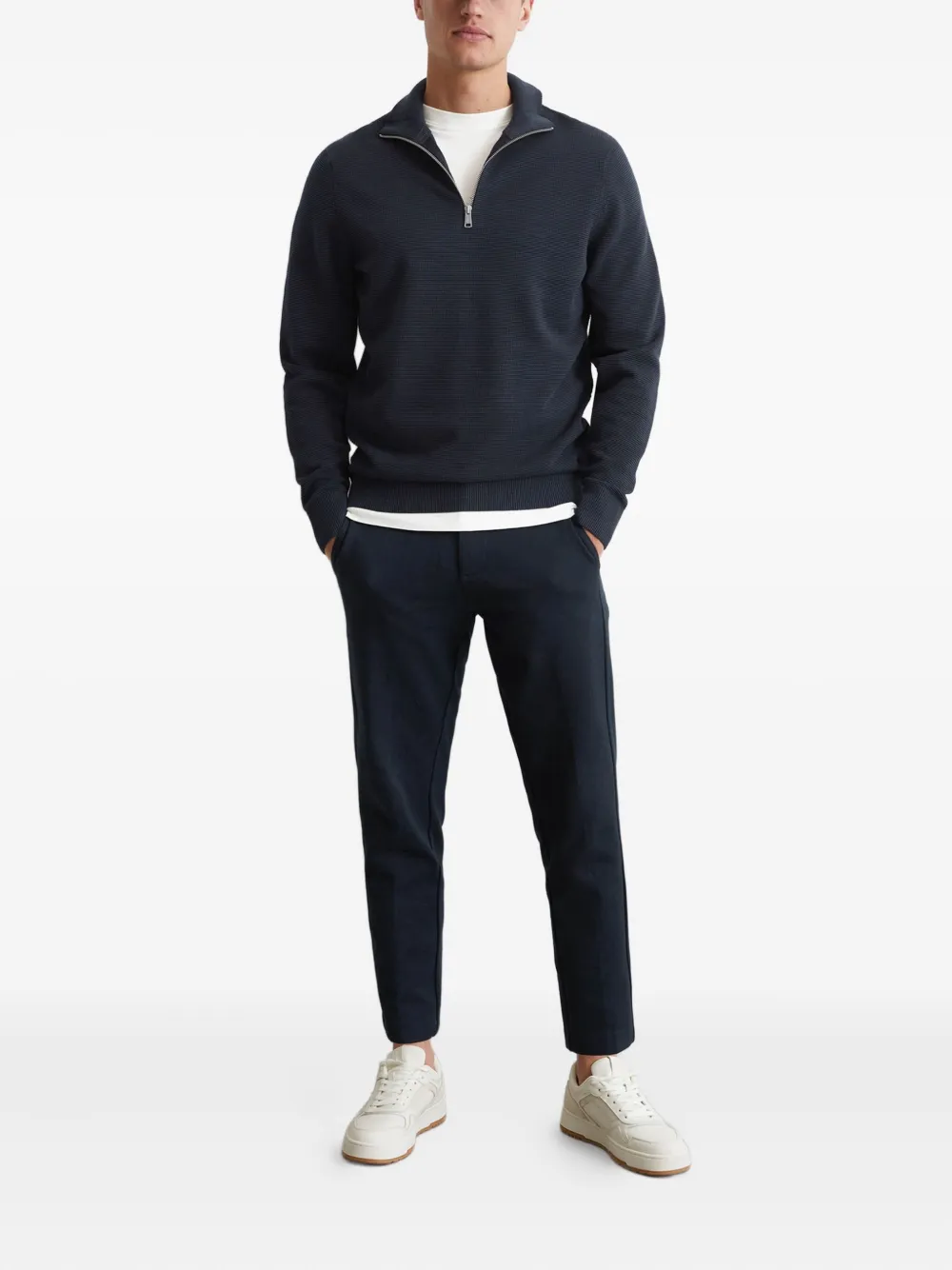 Marc O'Polo zip-neck sweater | Knitted Sweaters | Image 2