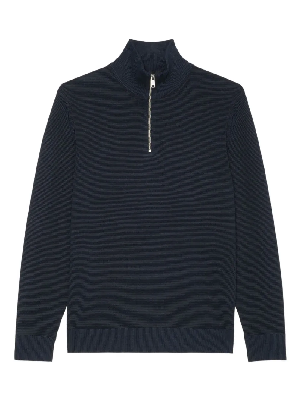 Marc O'Polo zip-neck sweater | Blue | Image 1