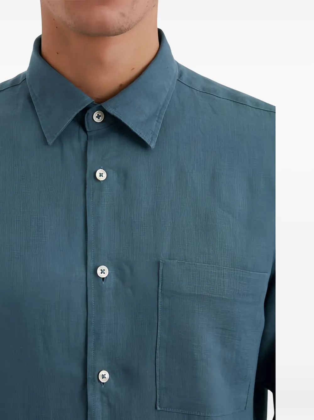 Marc O'Polo Button-up overhemd Blauw