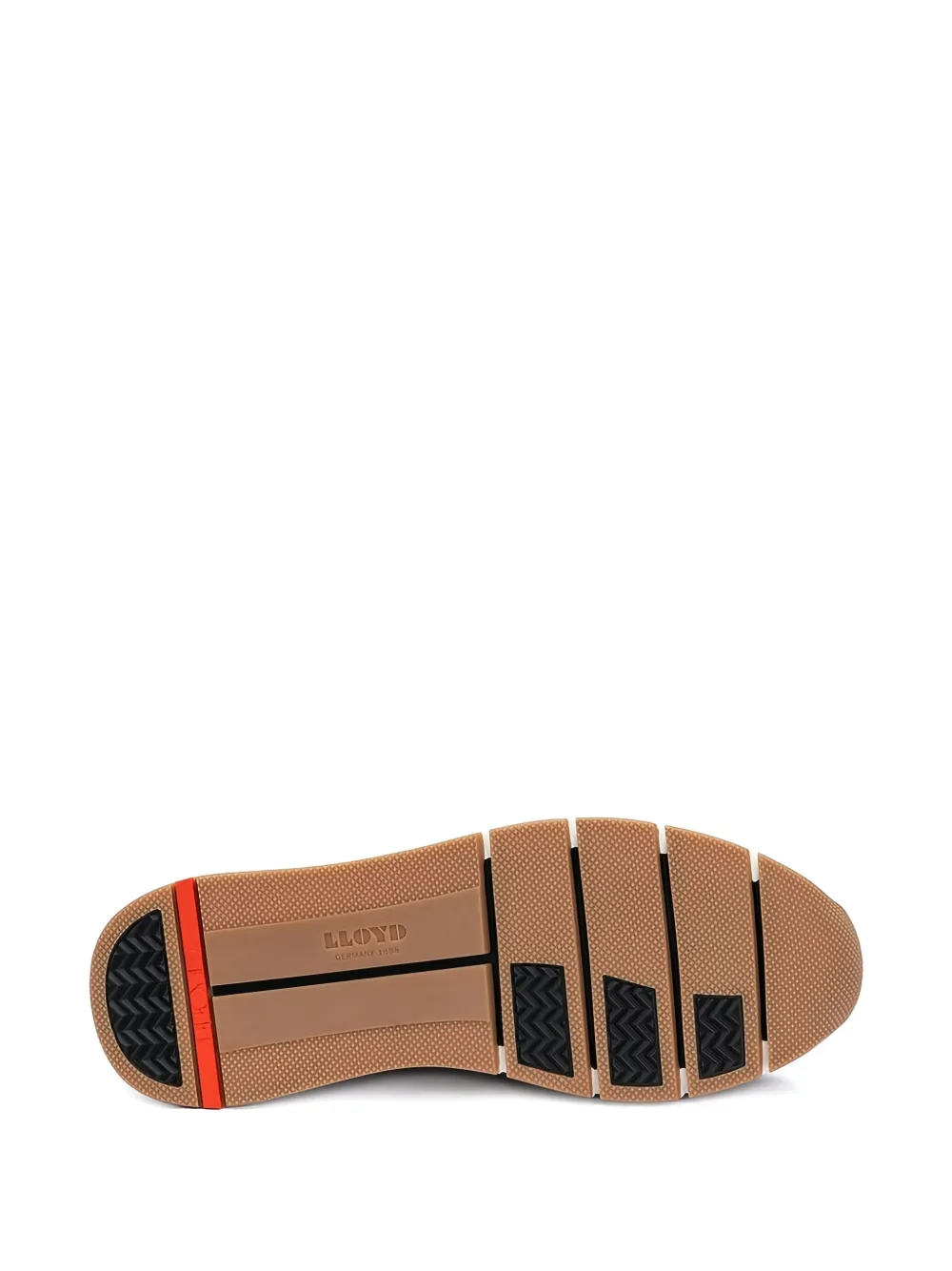 Lloyd Amsterdam leather lace-up sneakers Brown