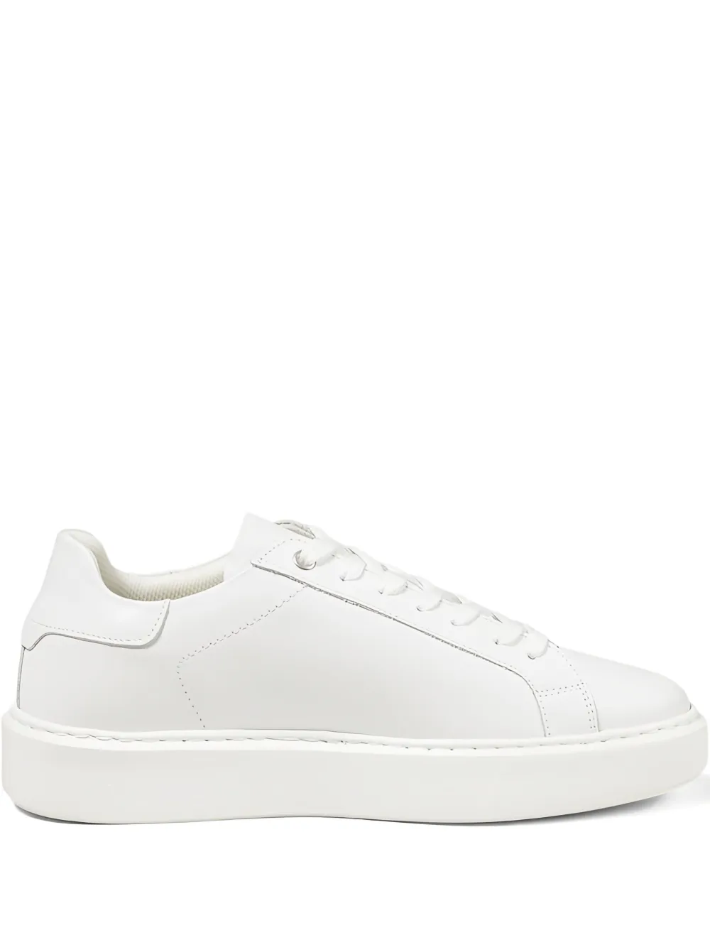 Marc O'Polo leather lace-up sneakers White