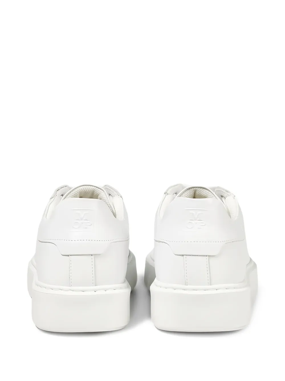 Marc O'Polo leather lace-up sneakers White