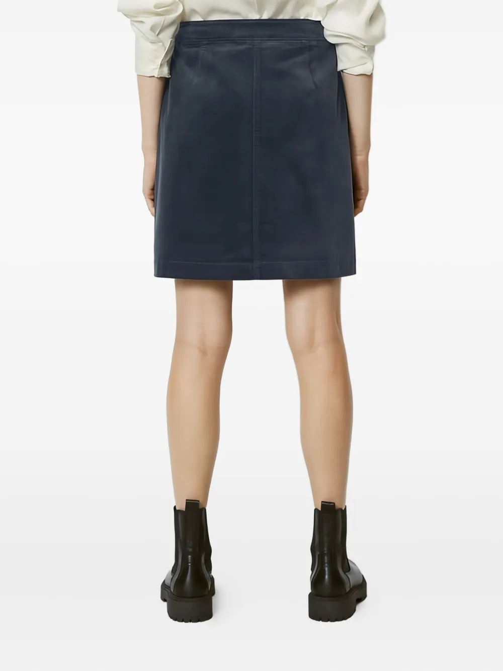 Marc O'Polo Mini-rok met knopen Blauw